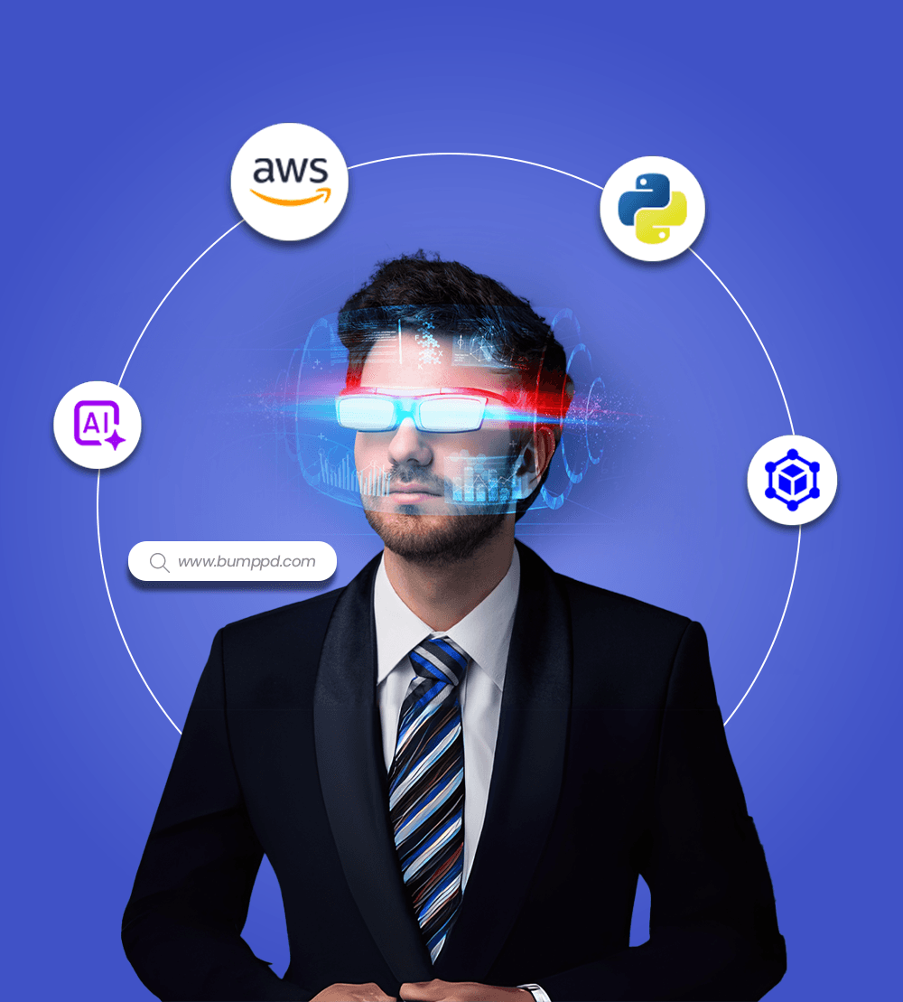 Tech and SaaS marketing illustration