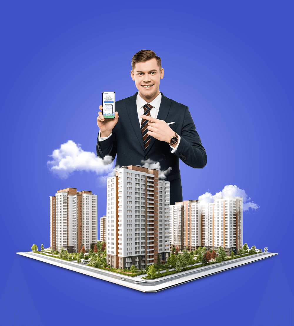 Real estate marketing illustration