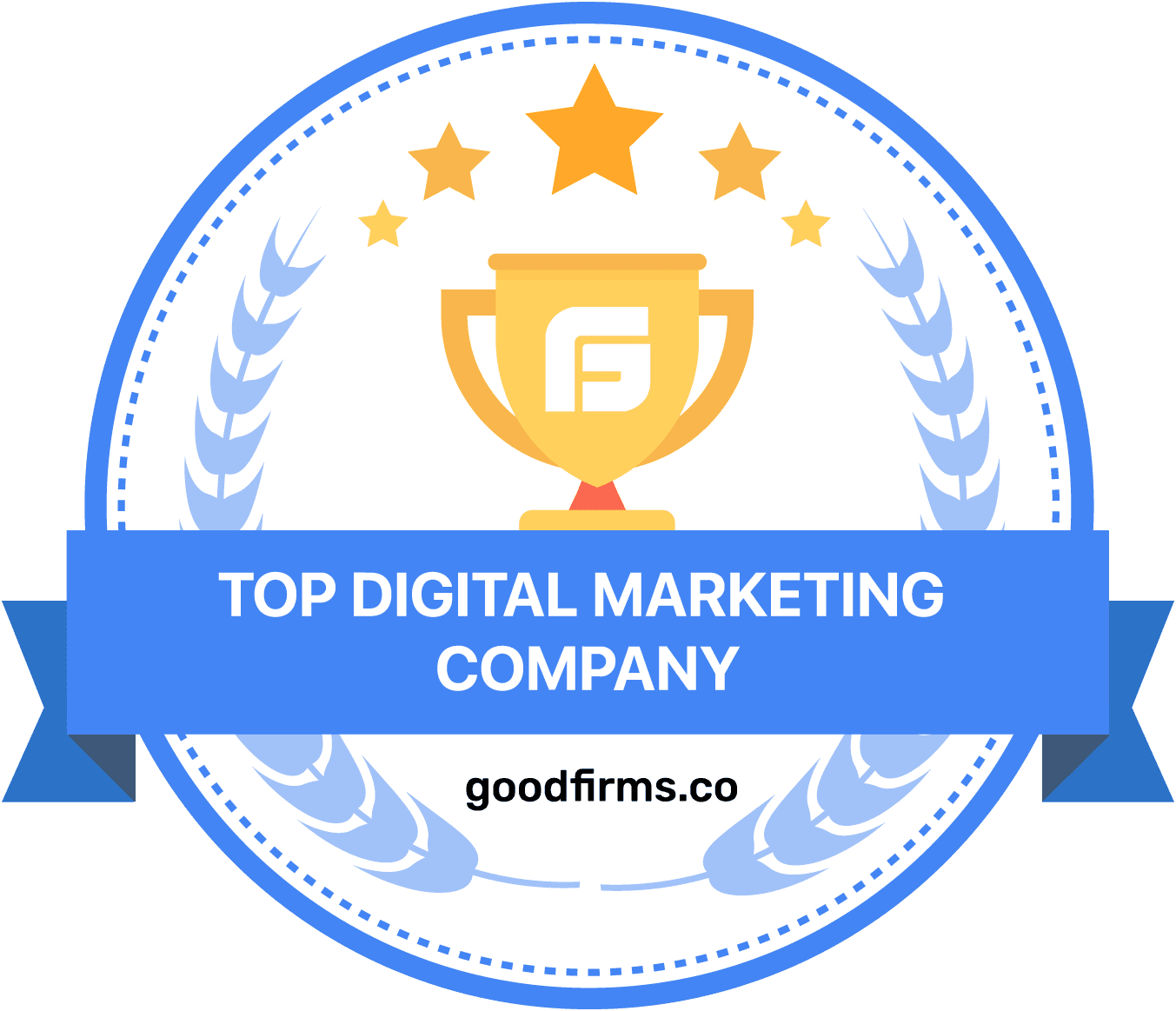 Goodfirms Top Digital Marketing Company certification
